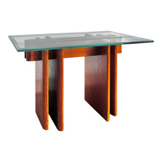 Mid Century Modern Modular Teak Side Table | Gustav Gaarde for Trekanten For Sale