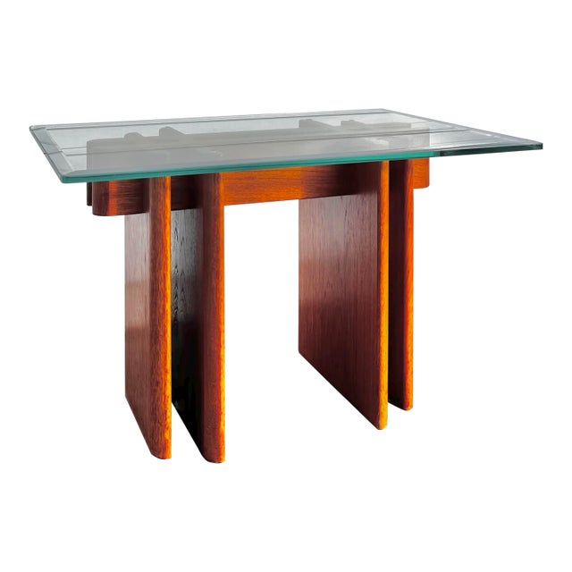 Mid Century Modern Modular Teak Side Table | Gustav Gaarde for Trekanten For Sale