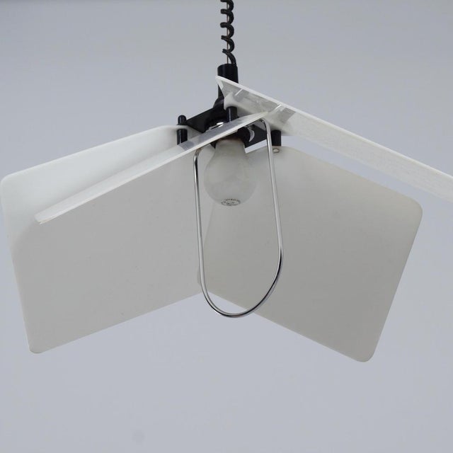 1980s Farfalle Pendant Lamp by Des-in Line for Lamperti, 1980s For Sale - Image 5 of 11