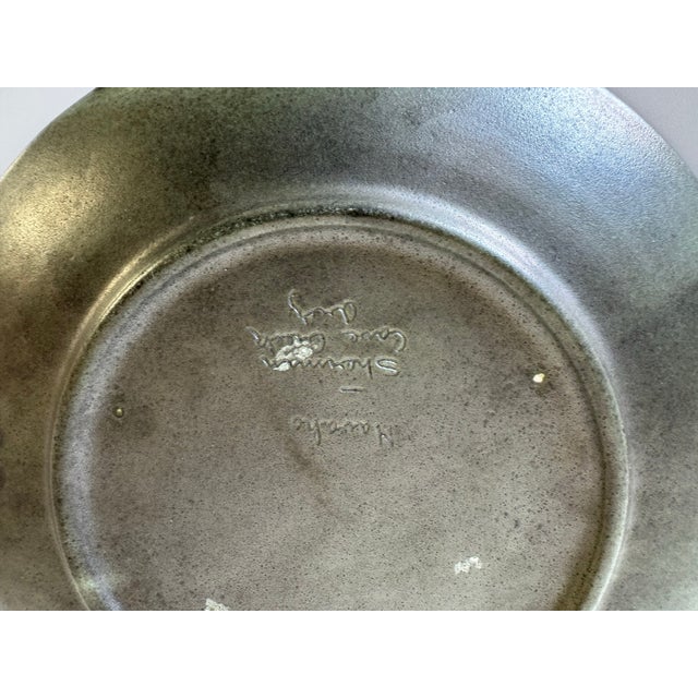 1980's Sherman Cave Creek Native American Navaho Wall Ceramic Plate For Sale - Image 9 of 11