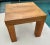 Brown Hand Hewn Natural Cherry Table With Mortise and Tenon Joinery For Sale - Image 8 of 12