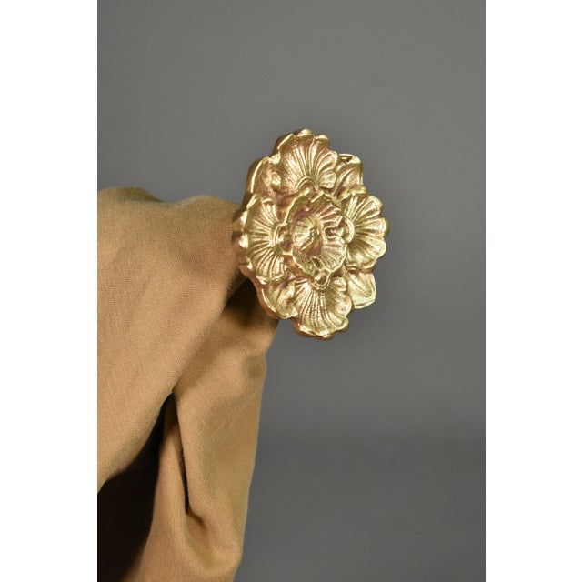 French Bronze Curtain Tie-Backs, Early 20th Century, Set of 4 For Sale - Image 10 of 14