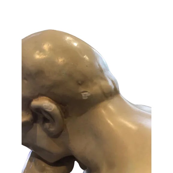 1950s 1950s Alexander Backer The Thinker For Sale - Image 5 of 8