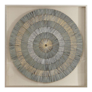The Uttermost Savala Shadow Box Hand-Folded Recycled Newspaper