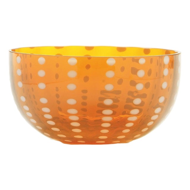 Zafferano Perle Small Bowl (Set of 4) - Orange For Sale
