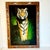 Mexican 1950s Vintage Boho Chic Mexican Safari Bengal Tiger Painting For Sale - Image 3 of 11