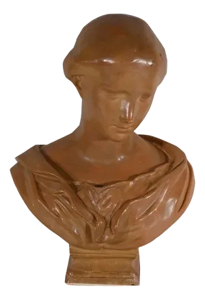Terracotta Bust from Atelier Lorenzi, 1920s