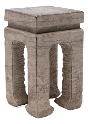 Late 20th Century Chinese Limestone Pedestal Table
