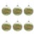 Beaded Glass Ball Ornament (Set of 6) For Sale In Chicago - Image 6 of 6