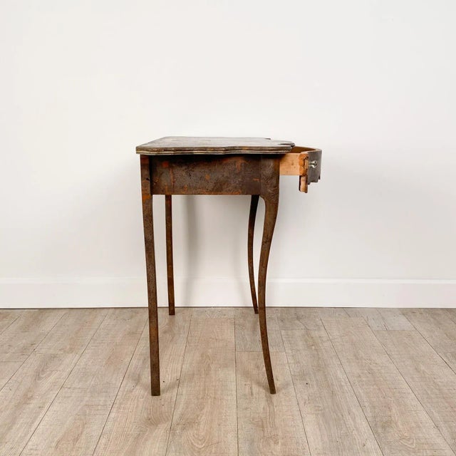 Wood Victorian Painted Console, Circa 1870 For Sale - Image 7 of 8