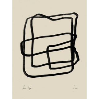 Contemporary Minimalist Abstract Lines Giclee Print For Sale