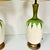Ceramic Mid-Century Boho Chic Vintage Ceramic Green Drip Table Lamps - A Pair For Sale - Image 7 of 18