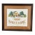 Vintage Crosstitch Handmade Home Sweet Home in Frame For Sale