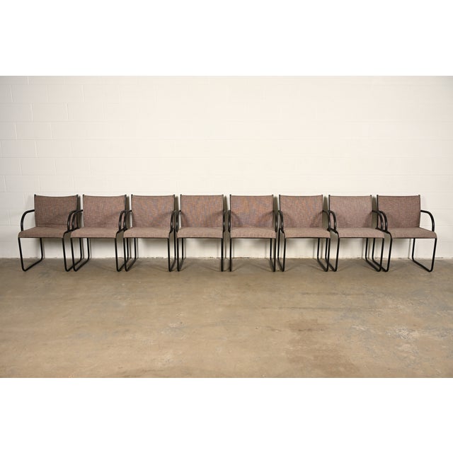 Mid-Century Modern Richard Schultz for Knoll Modern Model 1407 Armchairs, Set of Eight For Sale - Image 3 of 13