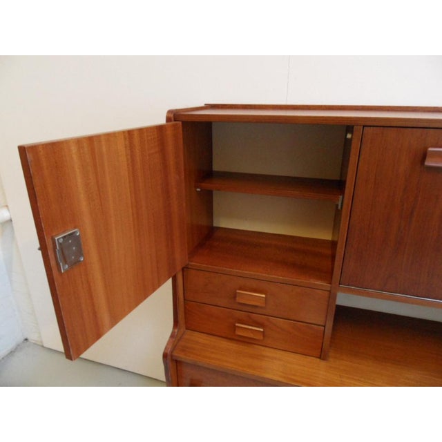 Brown Mid-Century Modern Sideboard, 1950s For Sale - Image 8 of 15