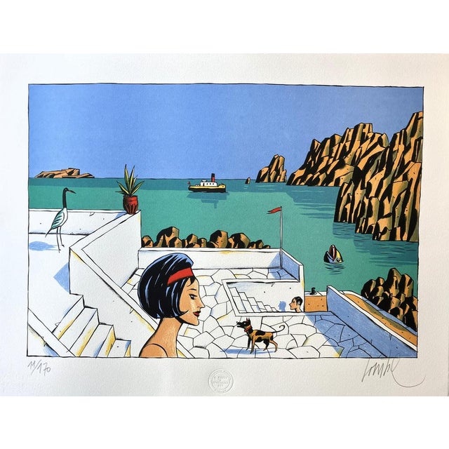 Jacques De Loustal, Tarats, Lithograph For Sale - Image 7 of 7