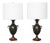 Pair of Antique French Bronze Urn Lamps in the Neoclassic Manner For Sale