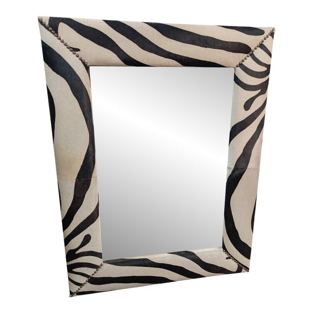 Vintage Hair Hide Mirror For Sale