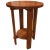 Crafters and Weavers Mission Style Oak Round End Table - Michael's Cherry For Sale In Chicago - Image 6 of 6