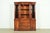 White Furniture Georgian Flame Mahogany Breakfront Bookcase Cabinet, Circa 1960s For Sale - Image 16 of 16