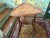 Wood Antique Louis Majorelle Inlaid Poppies Occasional Trefoil Table For Sale - Image 7 of 12