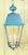 Pair of Solid Verdigris Brass Hanging Lanterns. 14” X 14” X 33” For Sale - Image 11 of 16