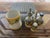 This listing is for an authentic five-piece hand-painted ceramic condiment set crafted by the renowned studio Ceramiche...