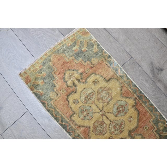 Art Deco 1960s Tribal Floor Wool Rug For Sale - Image 3 of 6