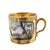 French Paris Porcelain Cup and Saucer with Pastoral Landscapes and Martial Emblems, 1820, Set of 2 For Sale - Image 4 of 10