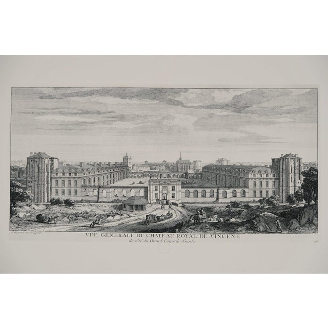 Jaques Rigaud, Château royal de Vincennes, Etching For Sale