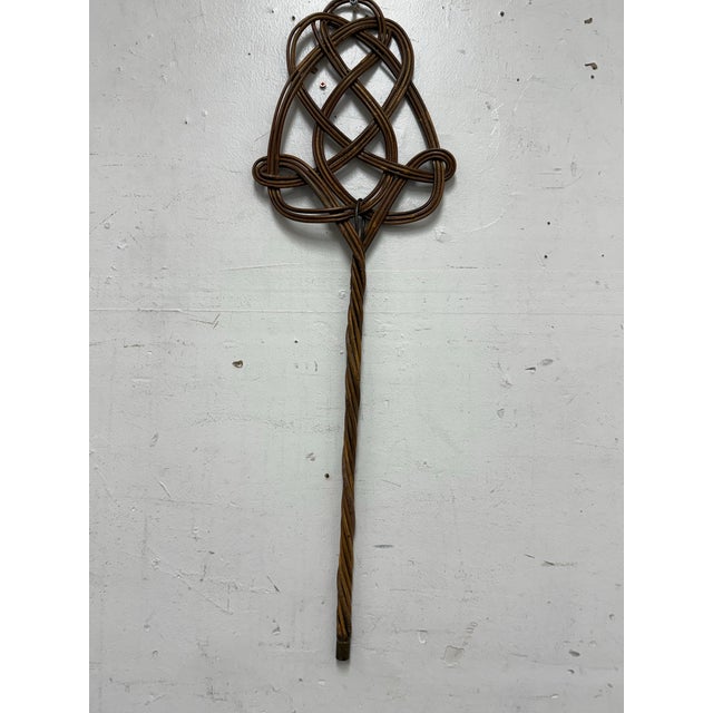 Celtic Design Rattan Rug Beater, Vintage For Sale - Image 12 of 12
