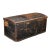 Painted Norwegian Pine Immigrant Trunk With Coffer Top, 1827 For Sale - Image 4 of 12
