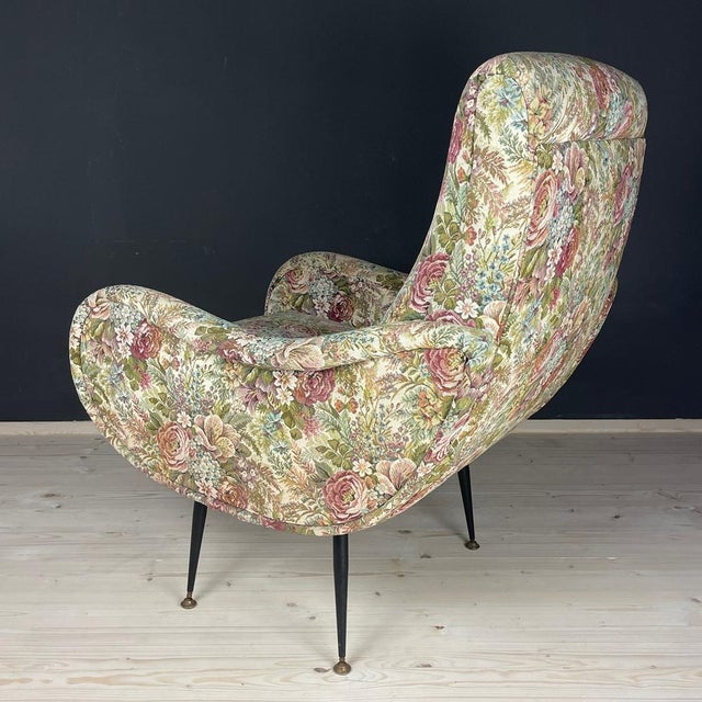 Mid-Century Modern Lady Armchair attributed to Marco Zanuso, Italy, 1960s For Sale - Image 9 of 15