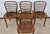 Original and rare set of entirely original Art Deco Thonet chairs. Each leg features a metal reinforcement (original...