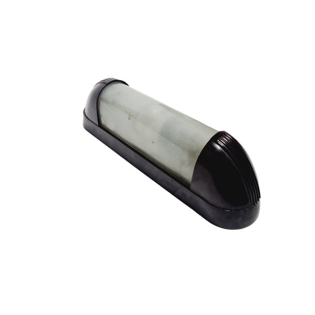 Art Deco Wall Lamp, Former Czechoslovakia, 1950s For Sale - Image 9 of 16