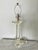 Restoration Hardware Saxon 28” Solid Crystal Glass Table Lamp – Neoclassical Doric Column, Original Shade For Sale - Image 11 of 11