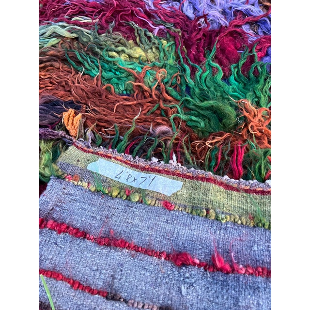 Textile Antique Nomadic Anatolian Tulu Rug For Sale - Image 7 of 7