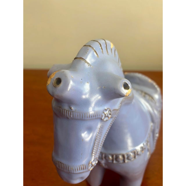 Aldo Londi 1960s Ceramic Horse Sculpture by Aldo Londi for Bitossi For Sale - Image 4 of 8