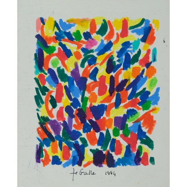 Françoise GALLE (1940) Chromatic Rhythms Colored pastel Signed in felt-tip pen by the artist On heavy paper laid down on...