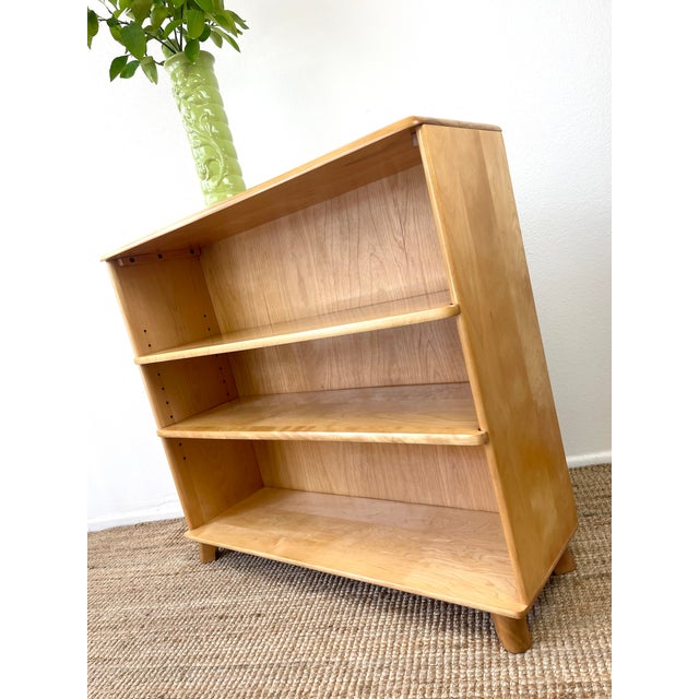 Wood Vintage Mid-Century Modern Heywood Wakefield Bookcase / Bookshelf For Sale - Image 7 of 14