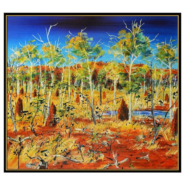 Folk Art Late 20th Century Fields Down Under, Peter McQueeney For Sale - Image 3 of 5