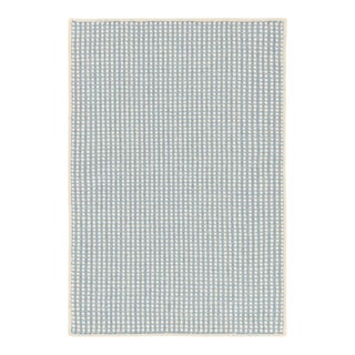 Dash & Albert by Annie Selke Pixel Sky Woven Sisal/Wool Rug, 2'6" x 8' For Sale