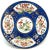 Chamberlains Worcester 'Africa' Pattern Cobalt Blue Plate England, circa 1820s An exquisite Chamberlain's Worcester...