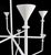 Sculpture Materials Bourgeois Boheme Atelier Plaster of Paris Uplight Chandelier, Vincennes Royal For Sale - Image 7 of 10