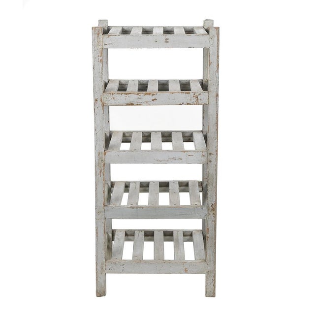 1940s Patinated Wooden Shelf, 1940s For Sale - Image 5 of 5