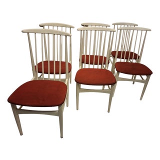 German Dining Chairs attributed to e.m.dettinger, 1960s, Set of 6 For Sale