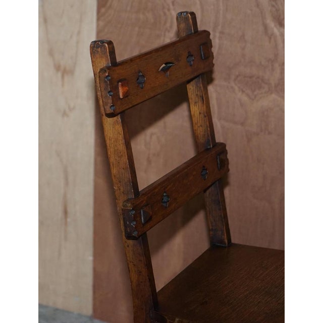 Antique Arts & Crafts Metamorphic Library Steps, 1880s For Sale - Image 12 of 18