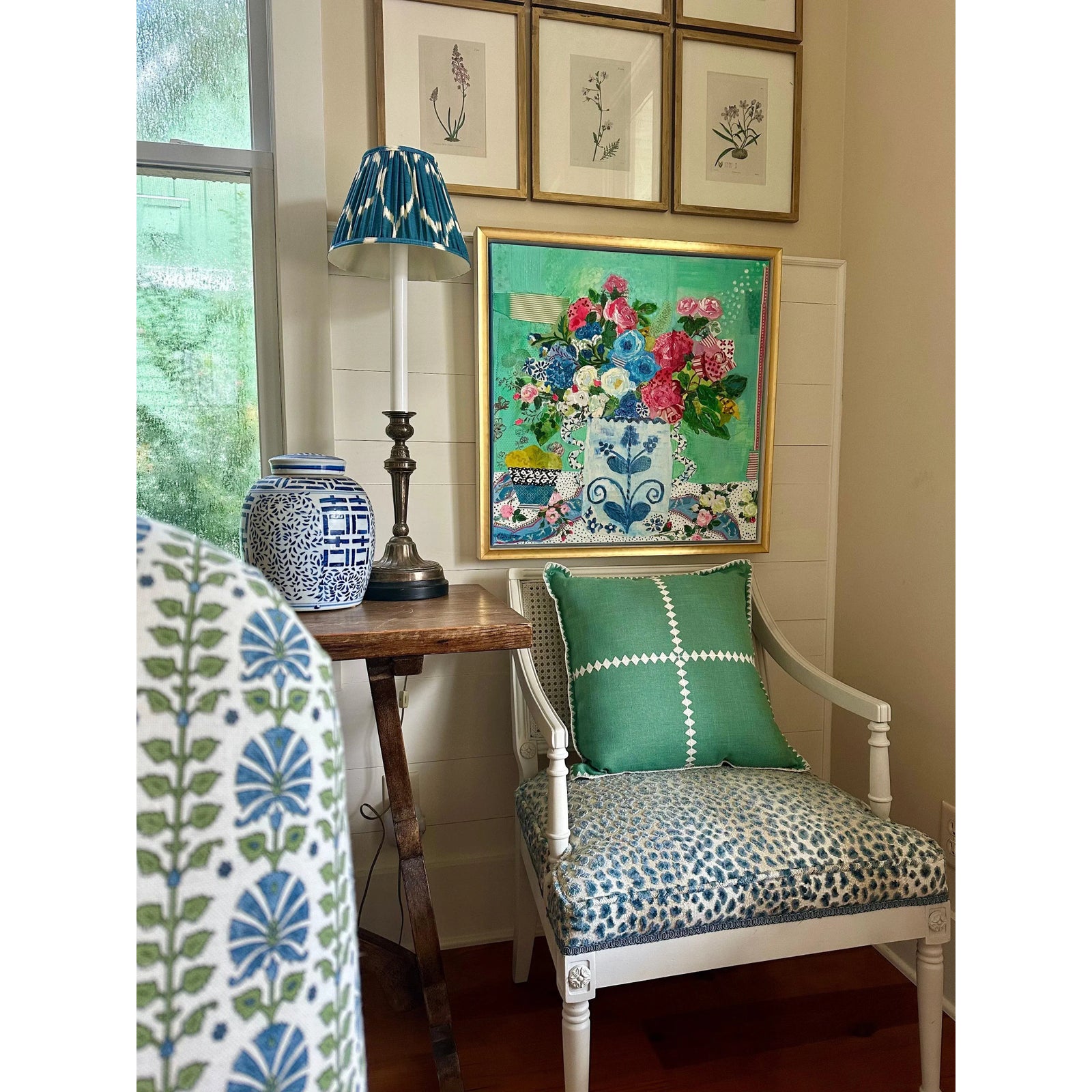 Blue and White Jar Floral Still Life Bouquet | Carolyn Shultz ...
