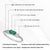 14k Gold East-West Zambian Octagon Emerald & Baguette Diamond Ring Size 7 For Sale - Image 13 of 18