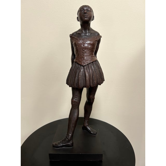Edgar Degas Authorized Degas Little Dancer Sculpture Statue Figurine For Sale - Image 4 of 16